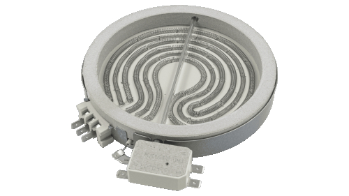 Електроконфорка (склокераміка) Eika 1650734812, Ariston C00139052, 1200 Вт, d=165/140 мм - 1