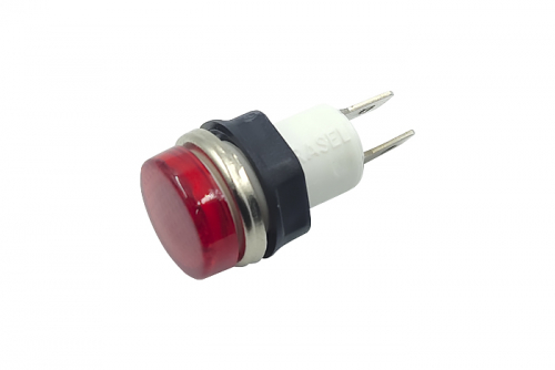 Лампочка індикаторна (сигнальна арматура) №6 Rasel, 250 В (червона) - 1