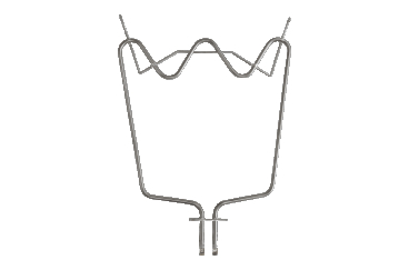 Тен для духовки, 345*360 мм, 1150 Вт, Whirlpool 481010551720, Ariston, Indesit C00319574, Balcik