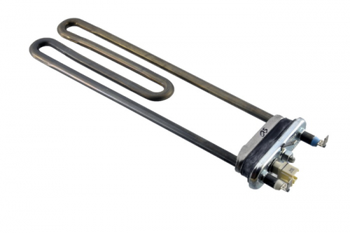 Тен для пральної машини L=248 мм, 1950 Вт, Thermowatt (з отвором під датчик) - 1