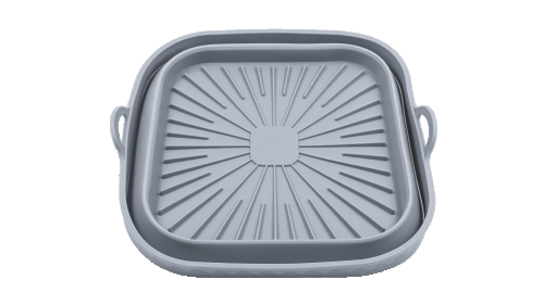 Форма для аерогриля, силіконова, квадратна, 17/20*5.5 см - 2