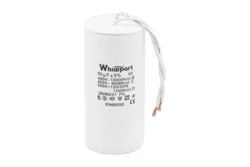 Конденсатор CBB60-K 90 мкФ, 450 В, Whicepart (провод) - 1