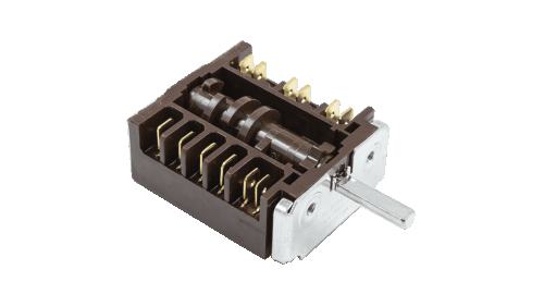 Переключатель для духовки и электроплиты Whicepart 46.27266.813, COK304CY, Indesit C00013413 (6+1) - 1