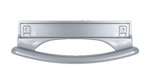 Ручка для холодильника Whirlpool 481246268884, C00374009, DHF003WH, L225 мм (низ / верх) - 2