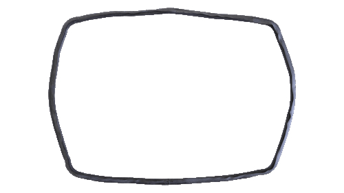 Ущільнювач двері для духовки Zanussi 140043543028, 320*430 мм - 1