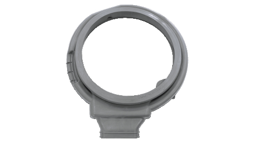Гума (манжета) люка для пральної машини Ariston, Indesit C00519077 (1 патрубок-сушка) - 1