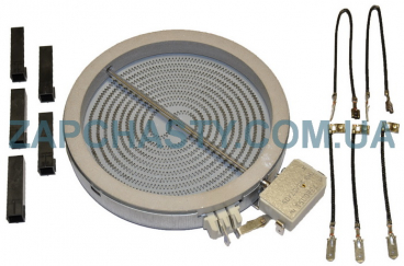 Электроконфорка (стеклокерамика) для электроплиты, Whirlpool 481231018887 d=165 mm 1200W