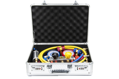 Манометрический коллектор 4-вентильный Whicepart CT-MC02 (R-22, R-410А, R-404A, R-134a) - 1