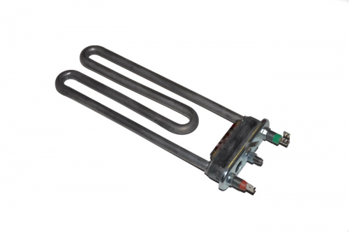 Тэн для стиральной машины L=192 мм, 1800 Вт, Thermowatt, Ariston C00082601 (с отверстием под датчик) - 1