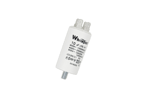 Конденсатор CBB60-E 10 мкФ, 450 В, Whicepart (клеми + болт) - 1