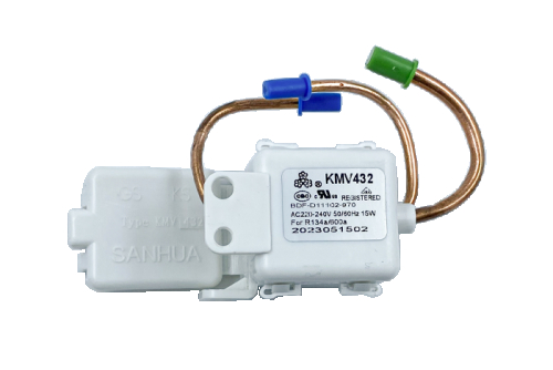 Клапан електромагнітний для холодильника Whirlpool 481282128041, Атлант, KMV432 - 1