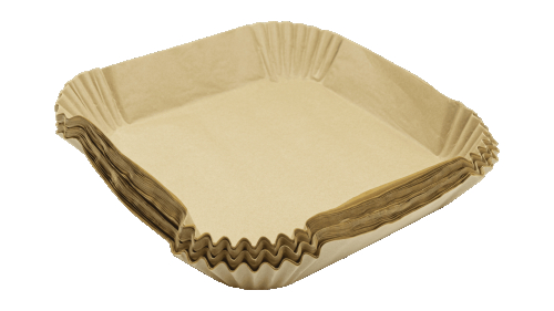 Форма для аерогриля, пергаментна, квадратна, 23/28*4.5 см, 100 шт. - 1