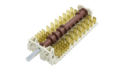 Переключатель для духовки и электроплиты Dreefs 19HE-069, Ariston, Indesit C00196053 (6+1) - 1