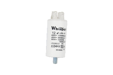 Конденсатор CBB60-E 12 мкФ, 450 В, Whicepart (клеми + болт)