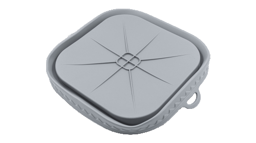 Форма для аерогриля, силіконова, квадратна, 20/23*6 см - 3