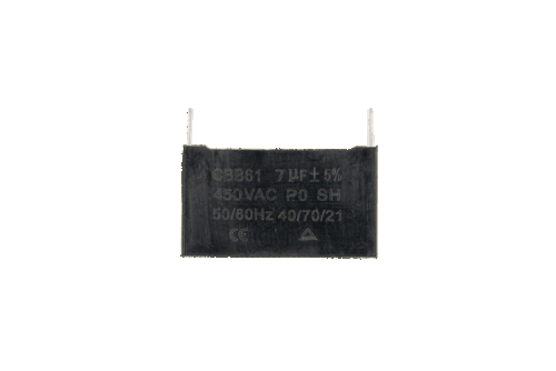 Конденсатор CBB61 7 мкФ, 450 В, Whicepart (прямоугольный, клеммы) - 1