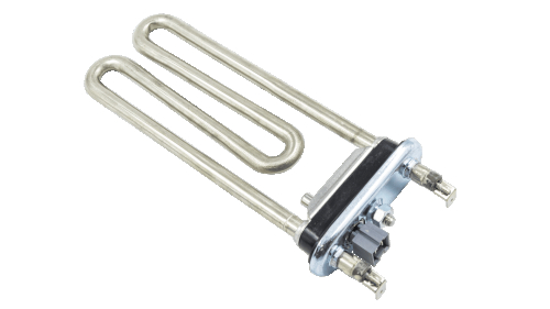 Тен для пральної машини L=175 мм, 1600 Вт, Heatwell, LG AEG33121513 (з датчиком) - 1