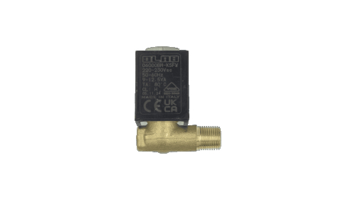 Клапан електромагнітний для кавомашини Olab 06000BH-K5FV, IRN000UN, 1/8" male + pipe at 90° - 3