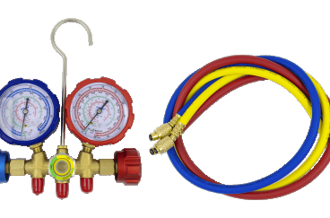 Манометричний колектор 2-вентильний Whicepart DSZH WK-536G (R-410а, R-407с, R-22, R-404a)