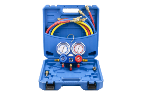 Манометрический коллектор 2-вентильный Whicepart CT-636GFH Type 2 (R-22, R-12, R-134a, R-410А) - 1