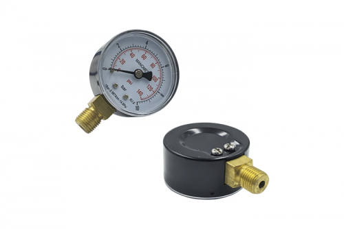 Манометр радиальный SD Plus SD17010B, 0-10 бар, 1/4", Ø50 мм - 1