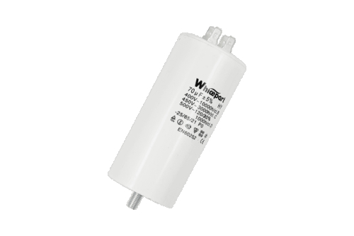 Конденсатор CBB60-E 70 мкФ, 450 В, Whicepart, Last One (клеми + болт) - 1