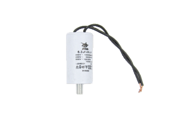Конденсатор CBB60-G   6.3 мкФ, 450 В, Jyul (провод + болт)