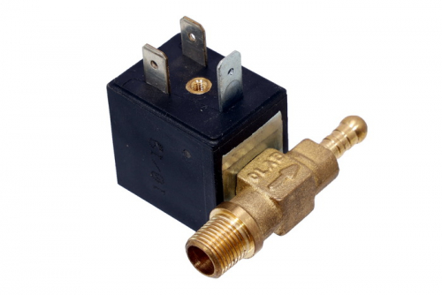 Клапан електромагнітний для кавомашини 6000BH/K5FV IRN002UN 1/8" male + pipe at 180° 4 Вт 220 В - 1