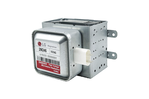 Магнетрон для микроволновой печи LG 2M246-15TAG подключение 90° (80*95 мм) - 1