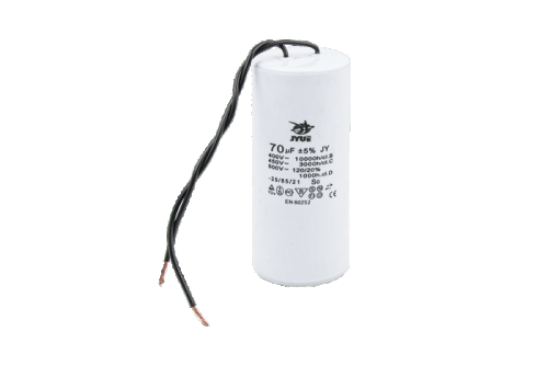 Конденсатор CBB60-K 70 мкФ, 450 В, Jyul (провід) - 1