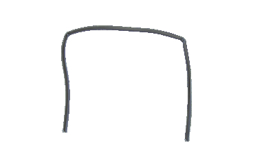 Ущільнювач дверей для духовки Onofri 402411, 430*360 мм