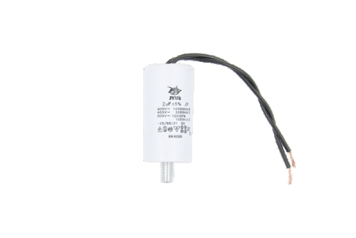Конденсатор CBB60-G 2 мкФ, 450 В, Jyul (провід + болт) - 1
