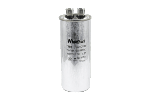 Конденсатор CBB65 70 мкФ, 440 В, Whicepart (металевий корпус, клеми) - 1