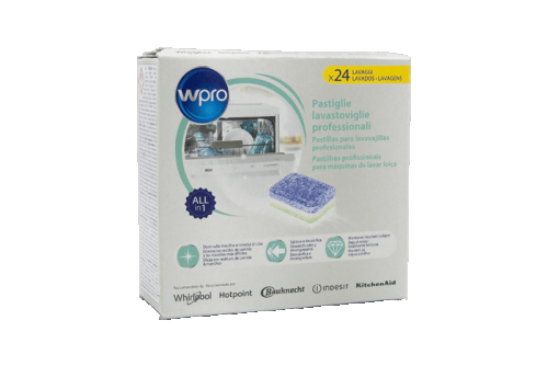 Таблетки для миття посуду в посудомийній машині, Whirlpool 484010678172, C00308531 (24 штуки) - 1