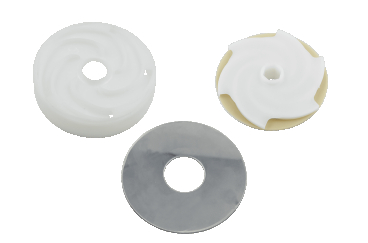 Крыльчатка (рабочее колесо) для насоса Водолей БЦПЭ 0.5, d=90.5 мм, h=21 мм (комплект)