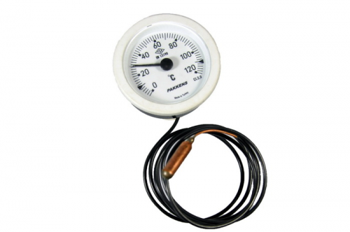 Термометр для котла, Pakkens, Arti 0-120°C d=52mm с капиляром - 1