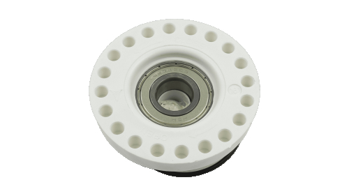 Супорт (блок-підшипник) для пральної машини Zanussi 4071306502, COD.061 (6204-ZZ), різьба ліва - 2
