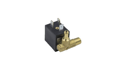 Клапан электромагнитный для кофемашины Olab 06000BH-K5FV, IRN001UN, 1/8" male + pipe at 90° - 1