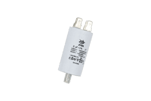 Конденсатор CBB60-E 6 мкФ, 450 В, Jyul (клеммы + болт) - 1