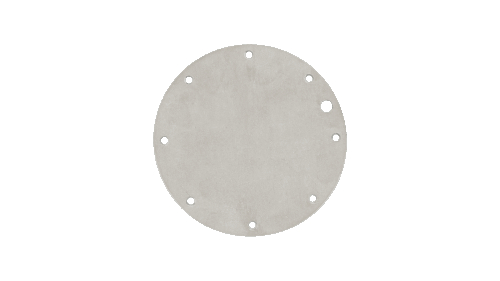 Мембрана к водяному редуктору газовой колонки, D90 мм, ВПГ (неформованная, резиновая) - 1