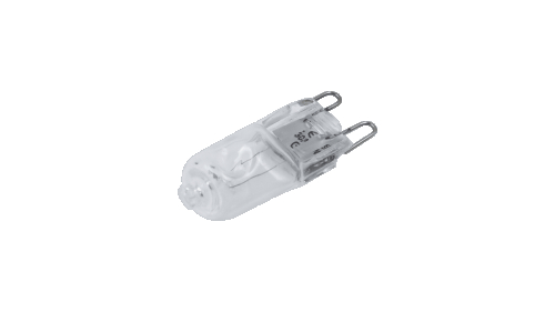 Лампочка для духовки G9, 40 Вт, 230 В, 13*40 мм, галогенная, Whirlpool 488000861224 - 2