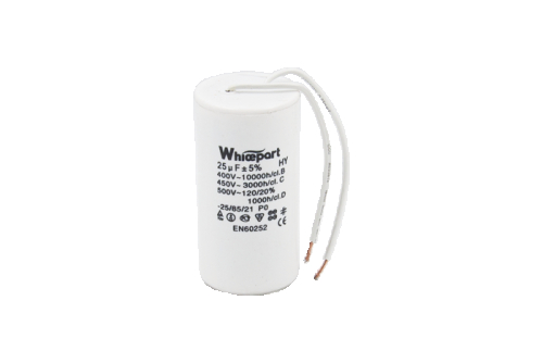 Конденсатор CBB60-K 25 мкФ, 450 В, Whicepart, Jyul (провід) - 1