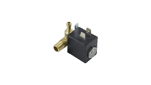 Клапан электромагнитный для кофемашины Olab 06000BH-K5FV, IRN001UN, 1/8" male + pipe at 90° - 2