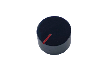Ручка для духовки та плити A0030, d=37 мм (металева чорна)