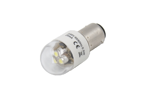 Лампочка для швейної машини BA15D, LED, 0.5 Вт, 22*52 мм - 1