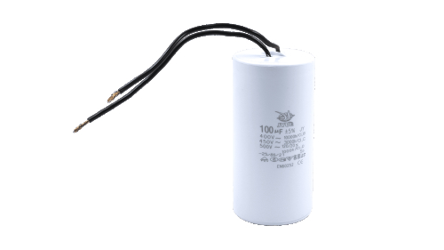 Конденсатор CBB60 100 мкФ, 450 В, Jyul (провід) - 1