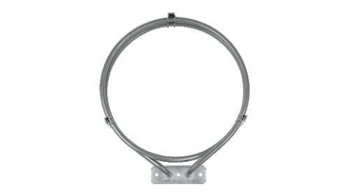 Тэн для духовки, d=192/179 мм, 2000 Вт, Whirlpool 480121101186, 481225998406, Tormec - 2