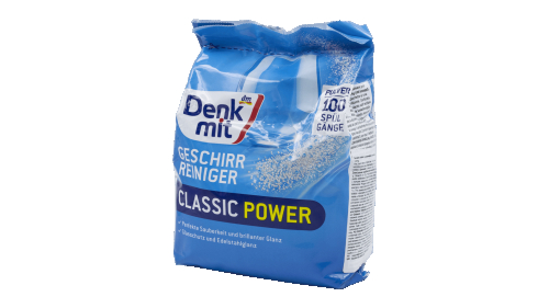Порошок для мытья посуды в посудомоечной машине DenkMit Classic Power 1,5 кг - 1