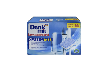 Таблетки для мытья посуды в посудомоечной машине, DenkMit Classic Tabs Maxi (65 штук)