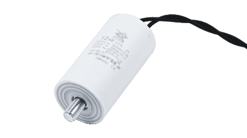 Конденсатор CBB60-G 12 мкФ, 450 В, Jyul (провід + болт) - 2
